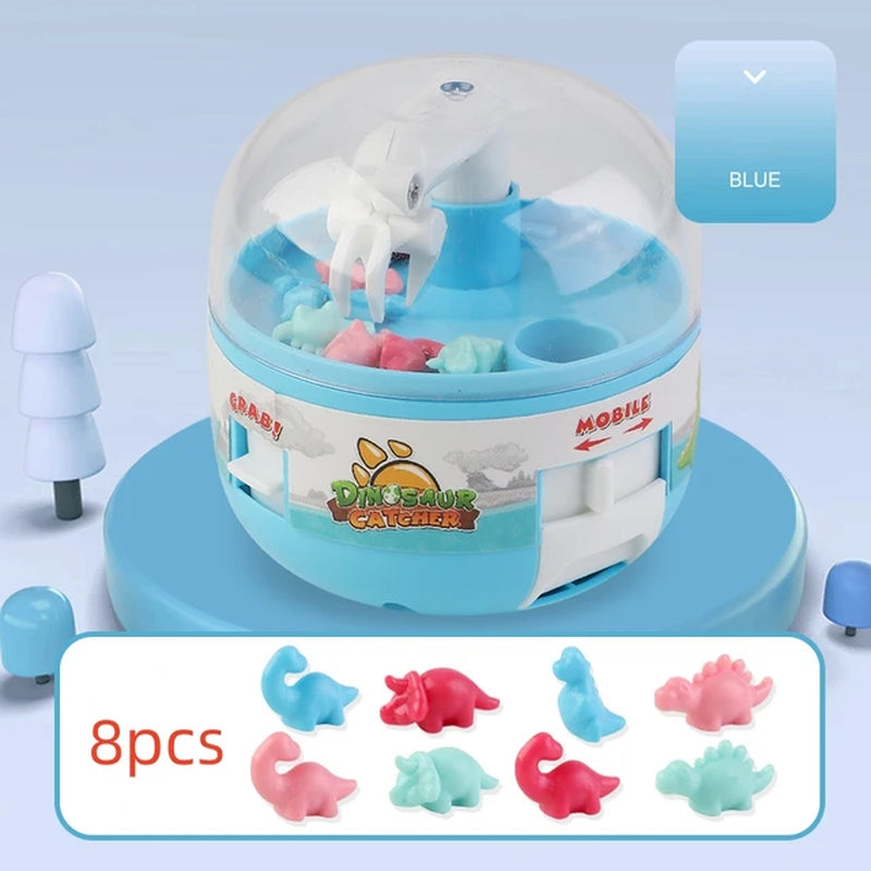 Mini Dinosaur Gashapon Toys Doll Machine Kids Operated Play Game Mini Claw Catch Toy Crane Doll Machines Children Birthday Gifts