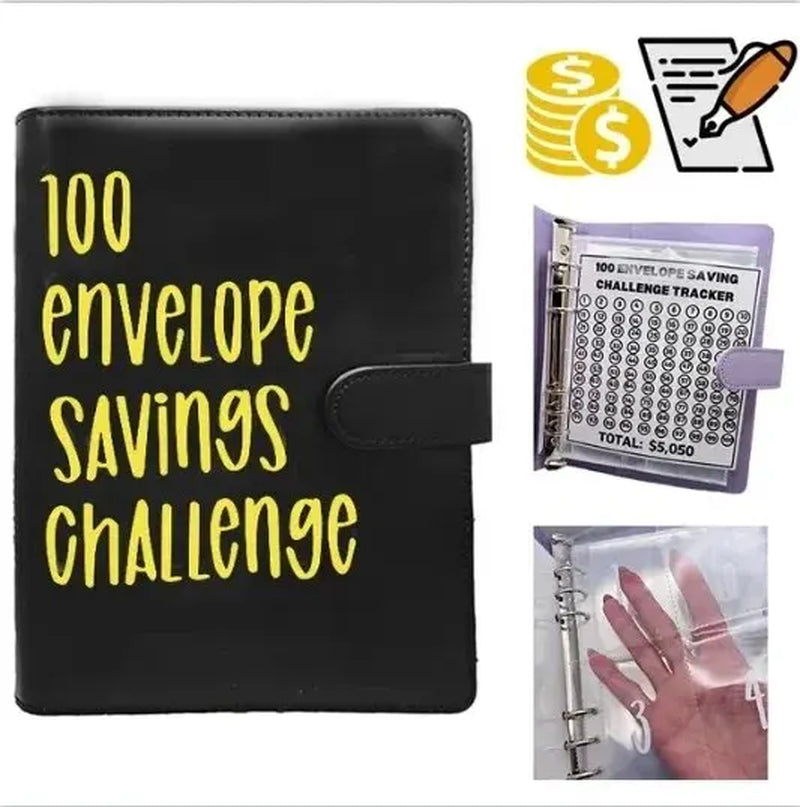 100 Envelope Challenge Binder Easy and Fun Way to save $5,050 Savings Challenges Binder Budget Binder Dropshipping