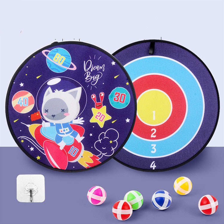 Children's Sticky Ball Dart Board Cartoon Fun Dart Board Plus Velvet A Variety Of Creative Cartoon