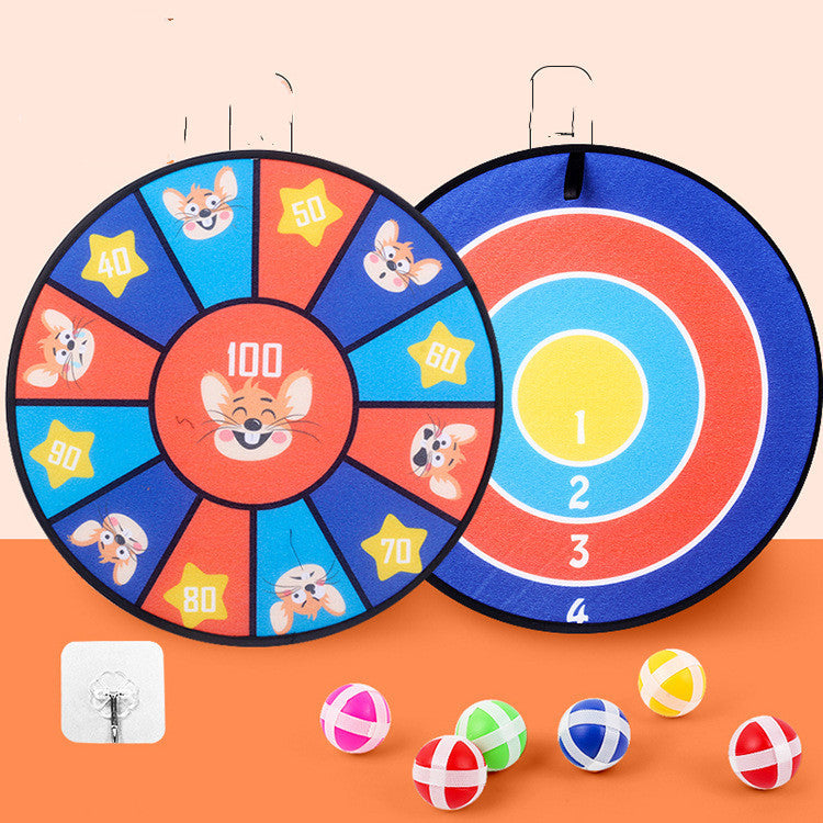 Children's Sticky Ball Dart Board Cartoon Fun Dart Board Plus Velvet A Variety Of Creative Cartoon