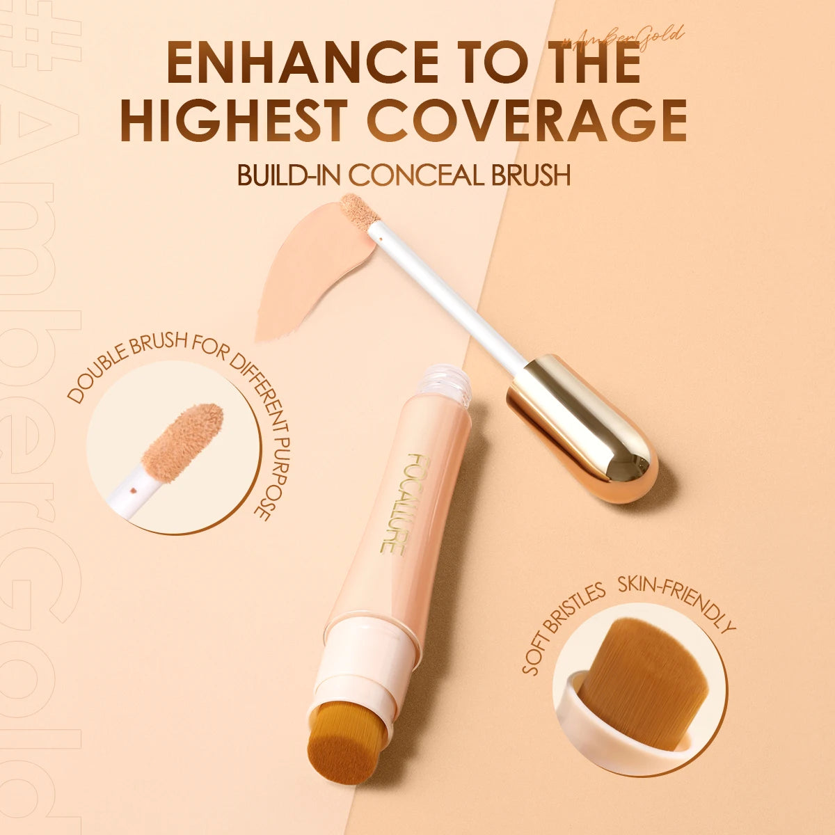 Matte Flawless Liquid Concealer Foundation Cream Professional Concealing Eye Dark Circle Long-Lasting Face Cosmetics