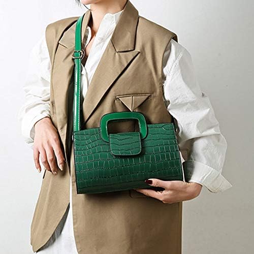 Women Vintage Flap Tote Top Handle Satchel Handbags PU Leather Clutch Purse Shoulder Bag