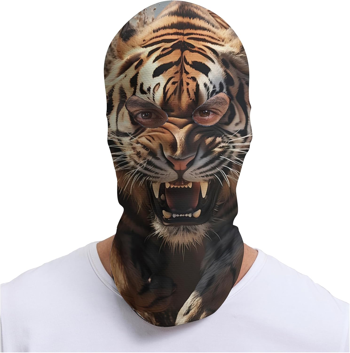 Animal Print Face Mask Men Women 2 Hole Animal Full Mask Motorcycle Cycling