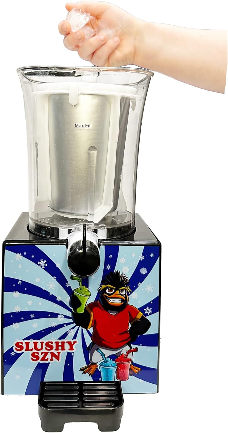 Counter-Top Sized Slushie Machine - Turns Any Sugary Drinks into Slushies