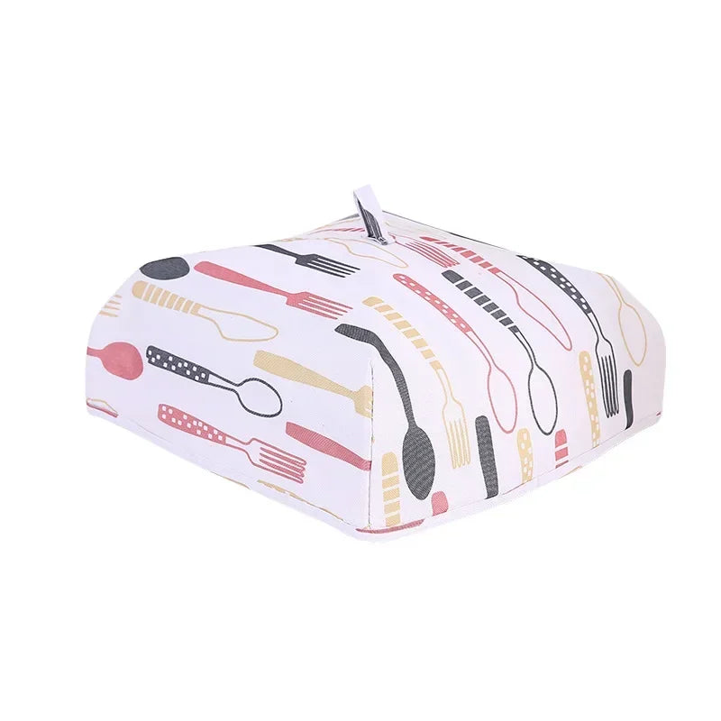 Portable Hot Aluminum Foil Food Cover Foldable Food Covers Keep Warm Dishes Insulation Kitchen Gadgets Accessories Random Color