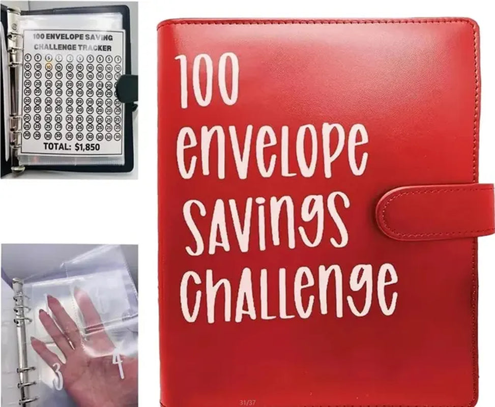 100 Envelope Challenge Binder Easy and Fun Way to save $5,050 Savings Challenges Binder Budget Binder Dropshipping