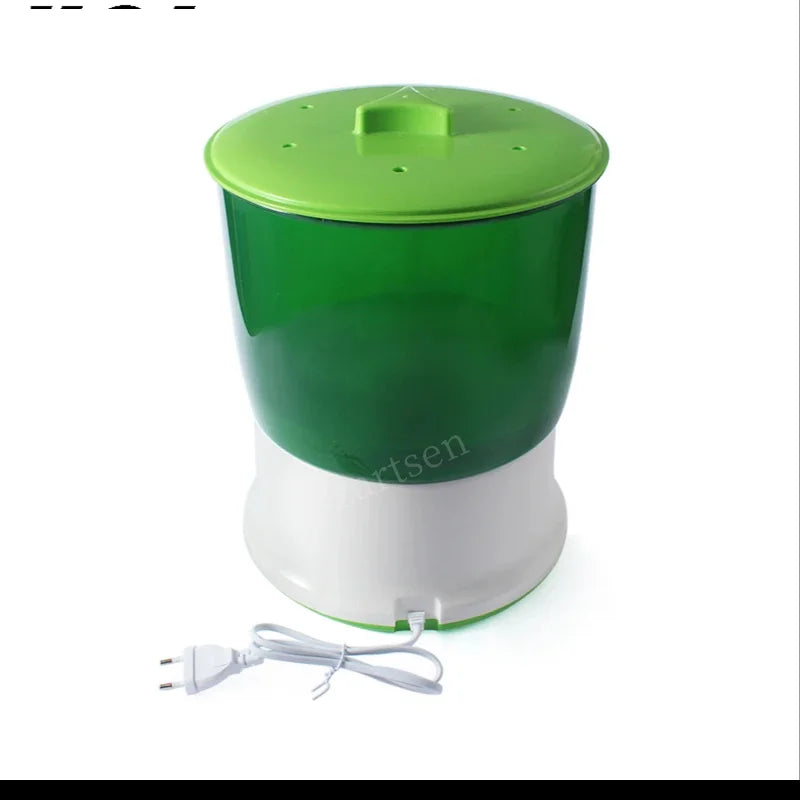 Intelligent Bean Sprouts Maker Thermostat Green Vegetable Seeds Growth Bucket Automatic Electric Sprout Buds Germinator Machine