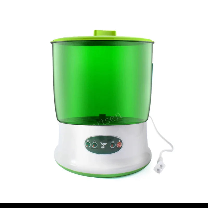 Intelligent Bean Sprouts Maker Thermostat Green Vegetable Seeds Growth Bucket Automatic Electric Sprout Buds Germinator Machine