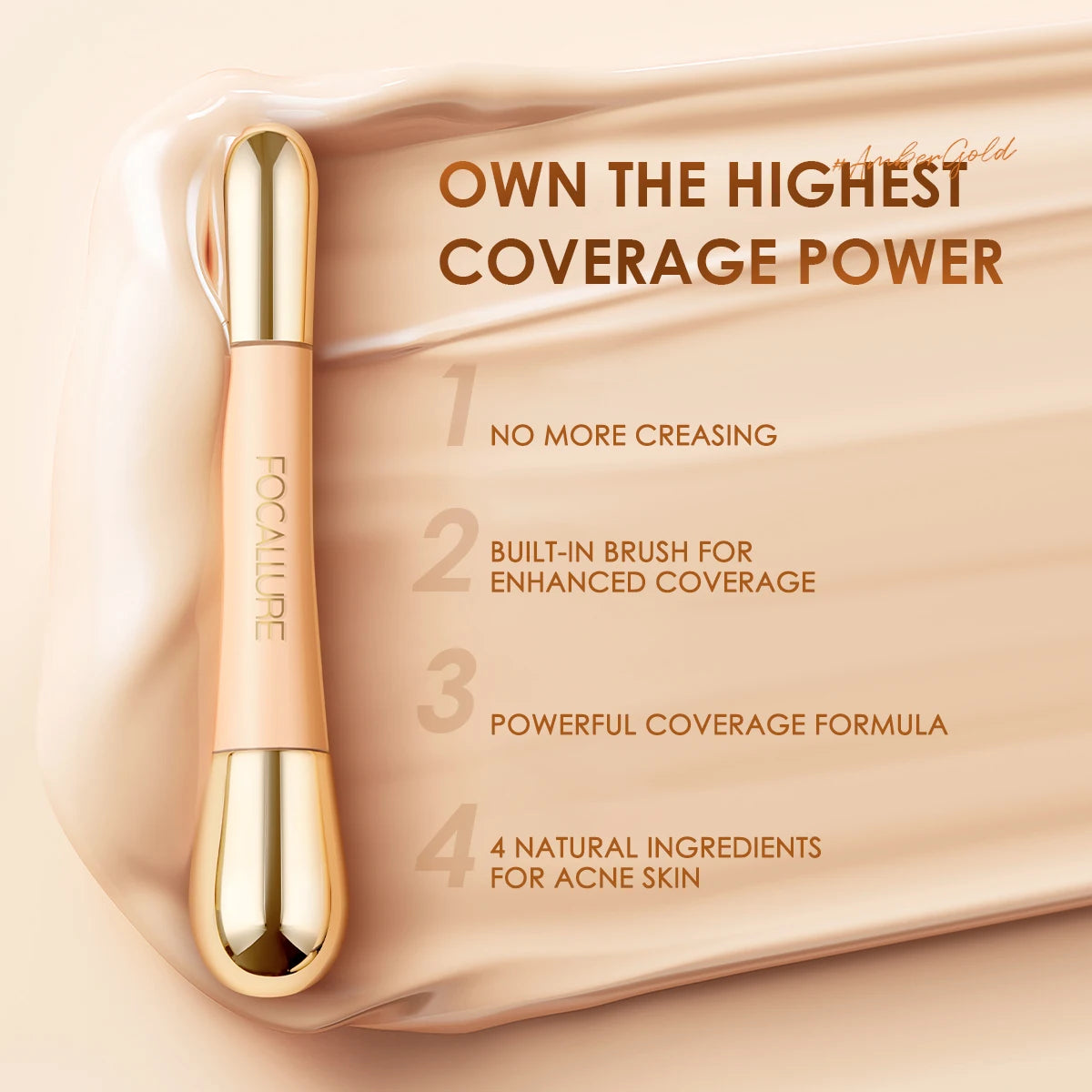 Matte Flawless Liquid Concealer Foundation Cream Professional Concealing Eye Dark Circle Long-Lasting Face Cosmetics