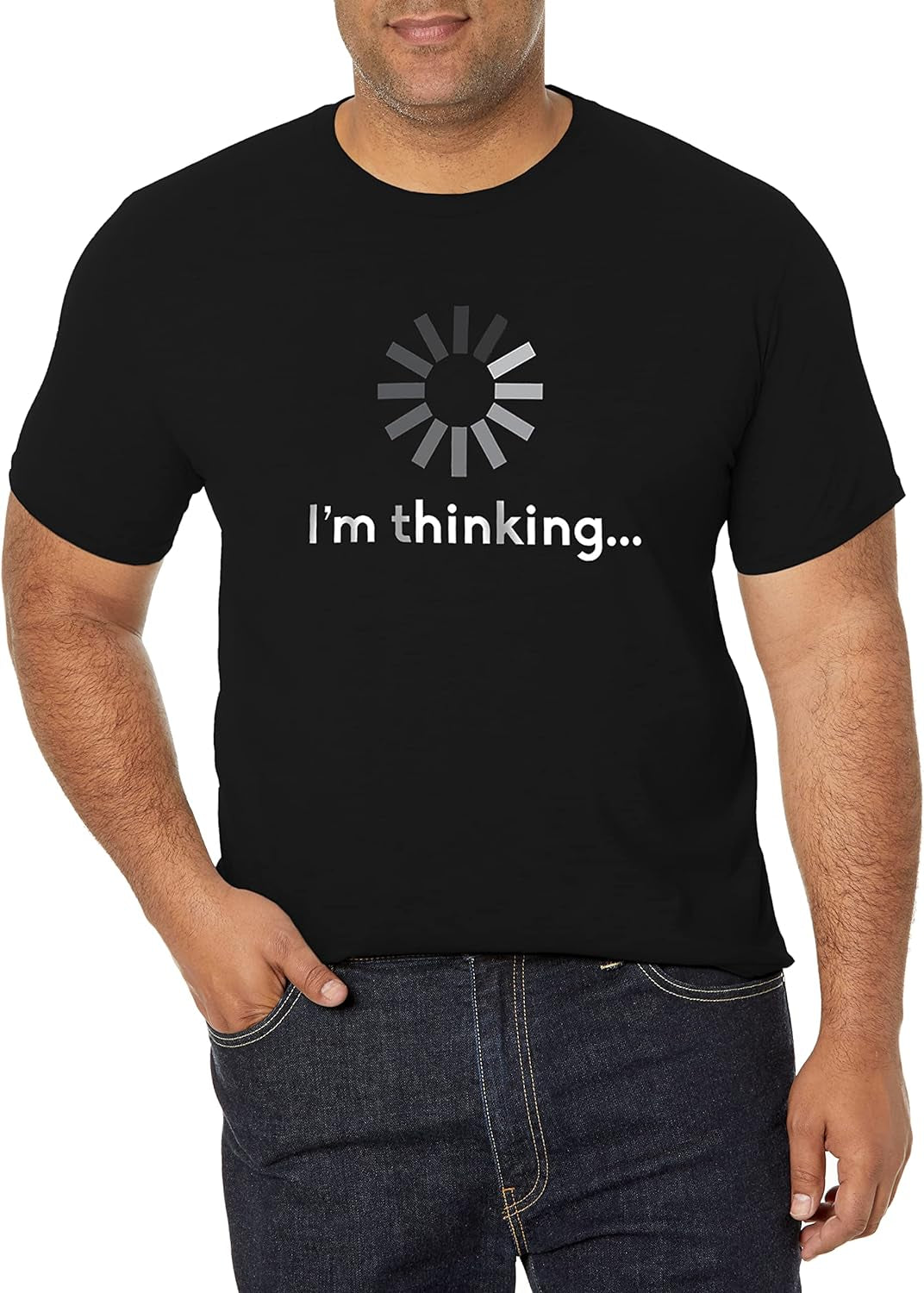 I'm Thinking Men’S Short Sleeve Graphic T-Shirt Collection